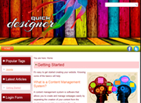 Quick Designer Free Joomla Theme